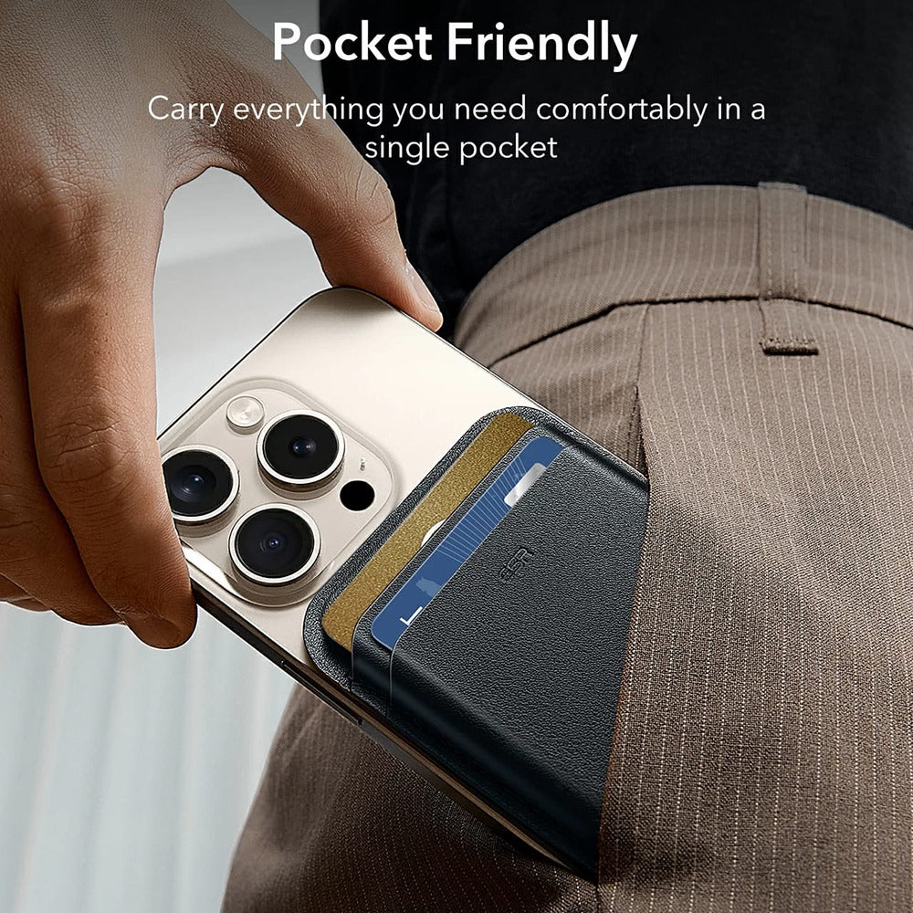 Portafoglio Magsafe, ESR, Boost, Blu Marino