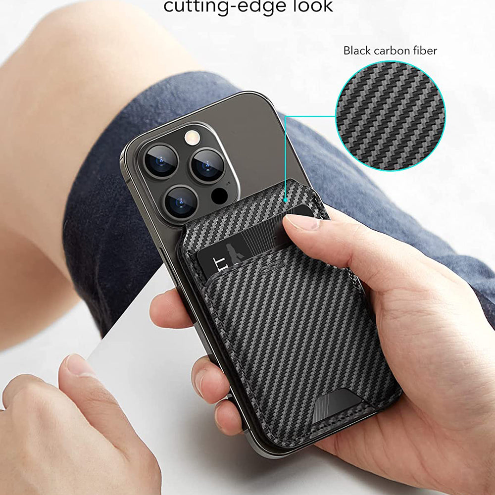 Portafoglio Magsafe, ESR, Carbonio, Nero