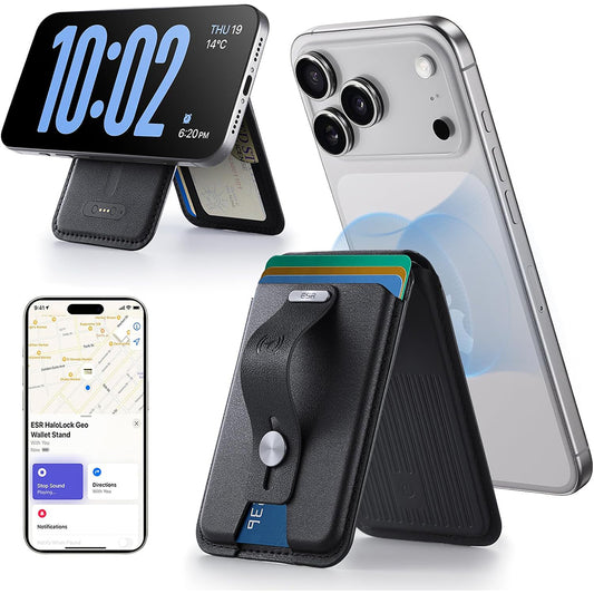 Portafoglio MagSafe, ESR, Findy my Wallet, Nero