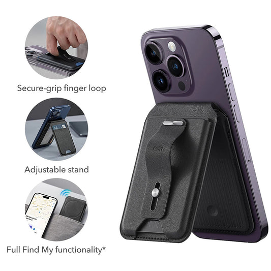 Portafoglio MagSafe, ESR, Findy my Wallet 3C, Nero