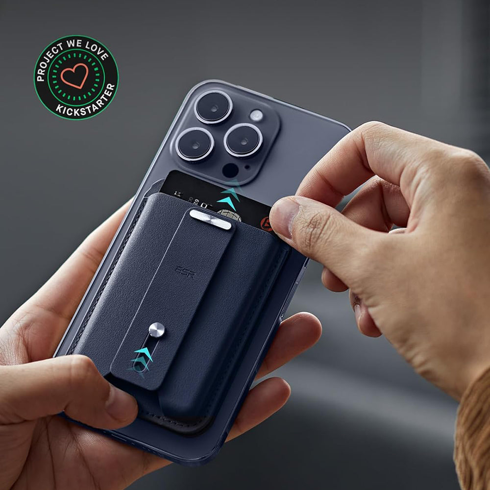 Magsafe Wallet, ESR, Find my Wallet, Navy Blue