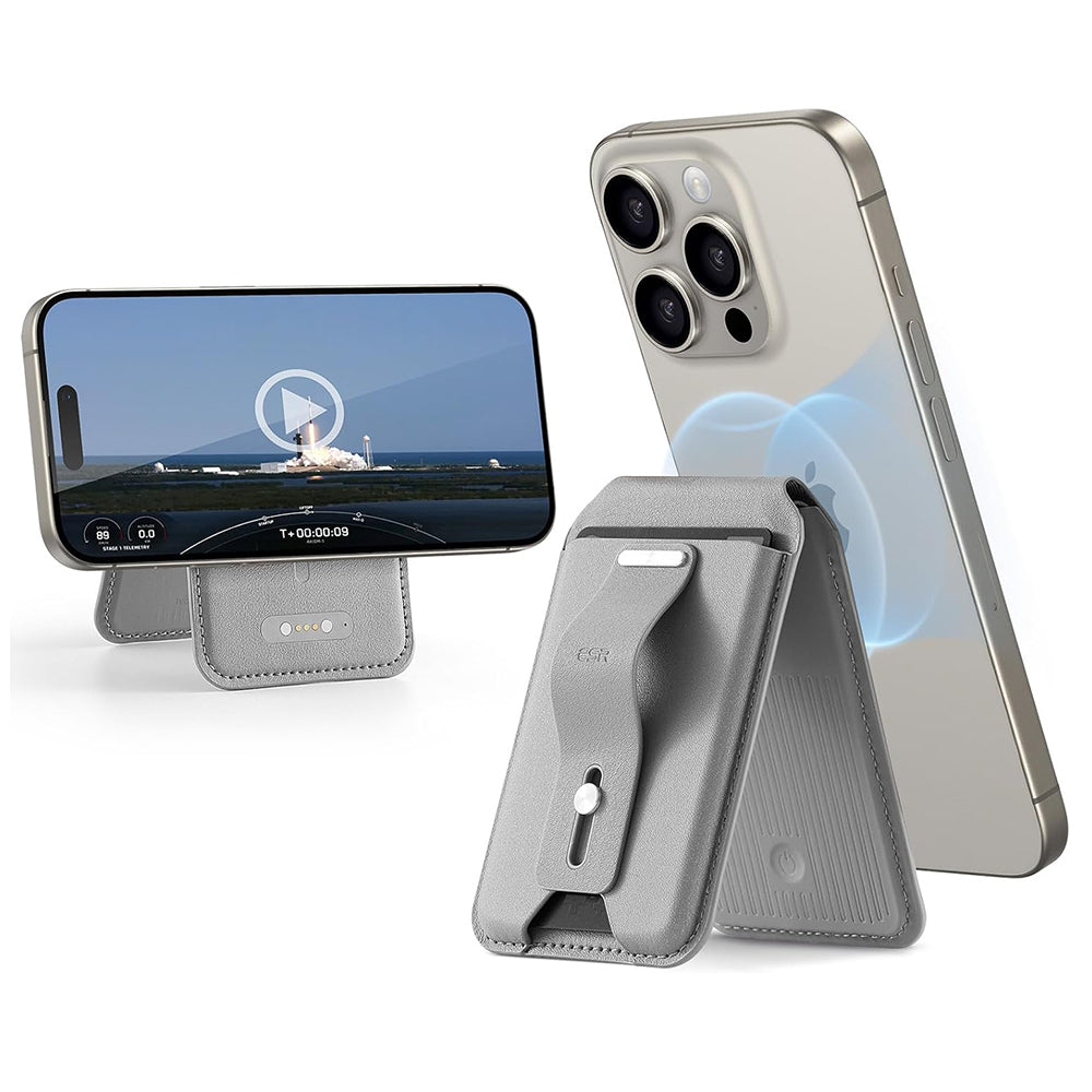 Portafoglio Magsafe, ESR, Findy my Wallet, Grigio