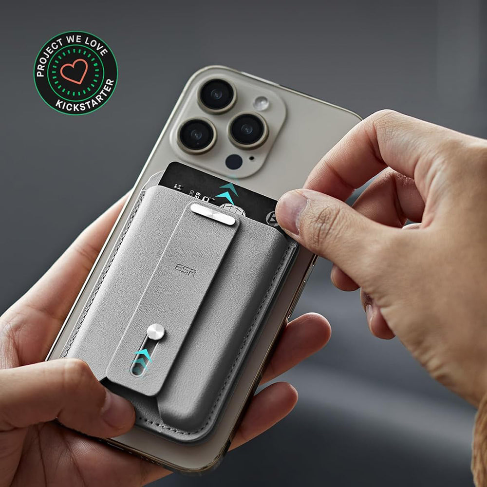 Portafoglio Magsafe, ESR, Findy my Wallet, Grigio