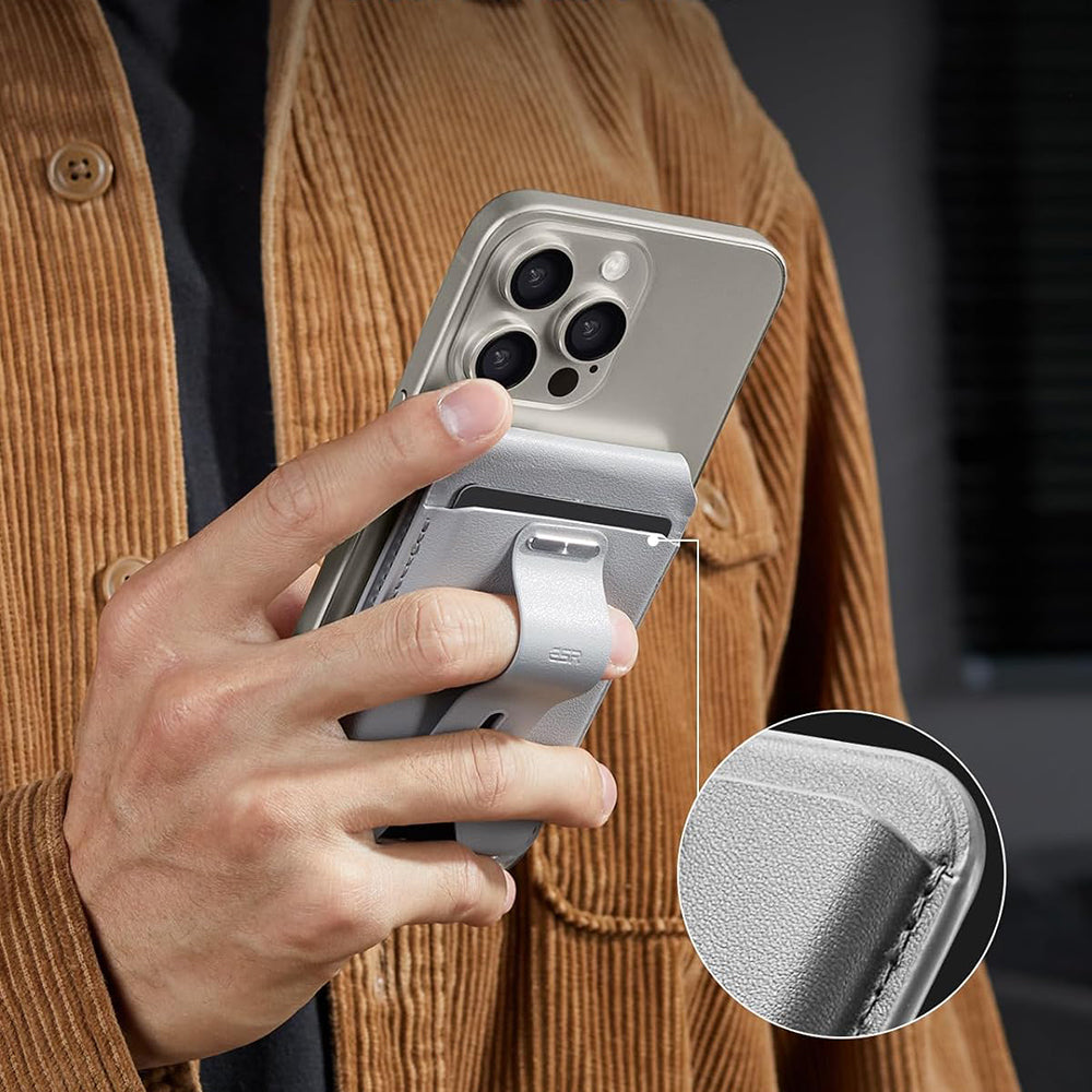 Portafoglio Magsafe, ESR, Findy my Wallet, Grigio