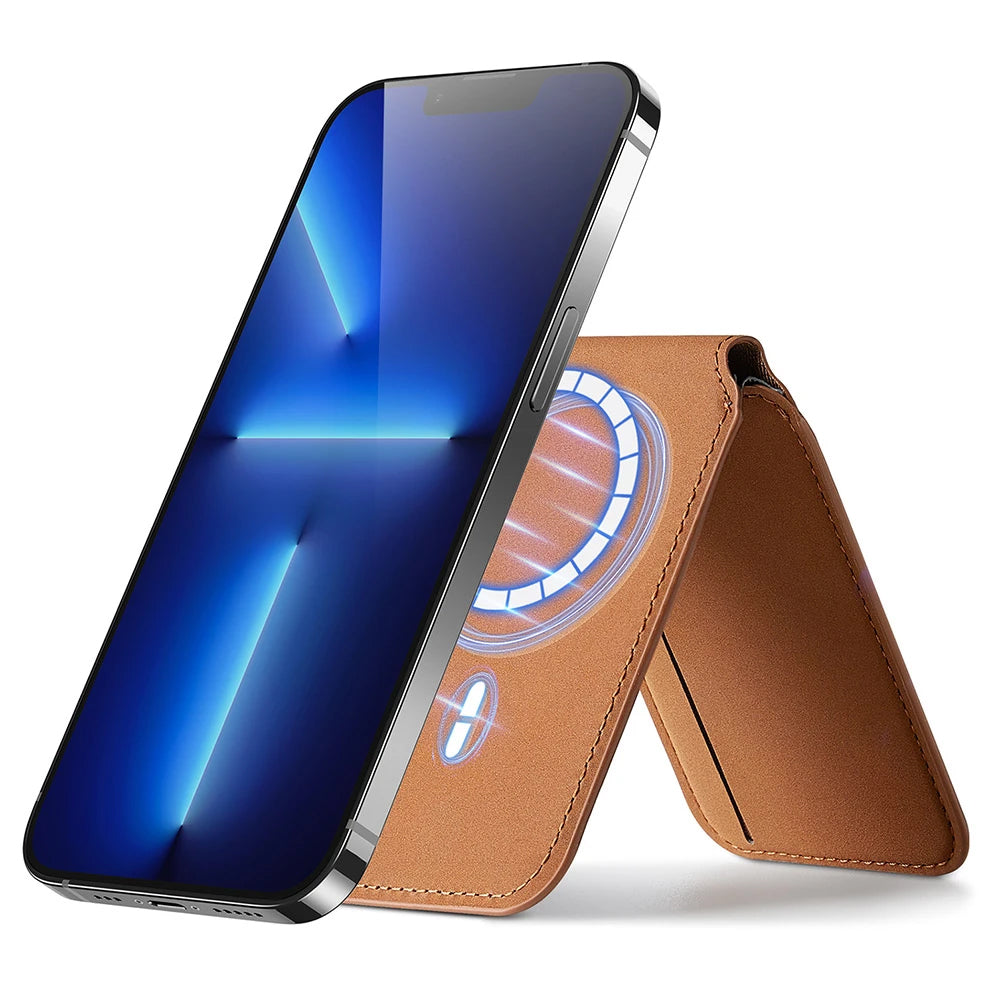 Portafoglio Magsafe, ESR, Stand, Marrone