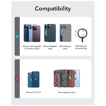 Portafoglio Magsafe, ESR, Stand, Marrone