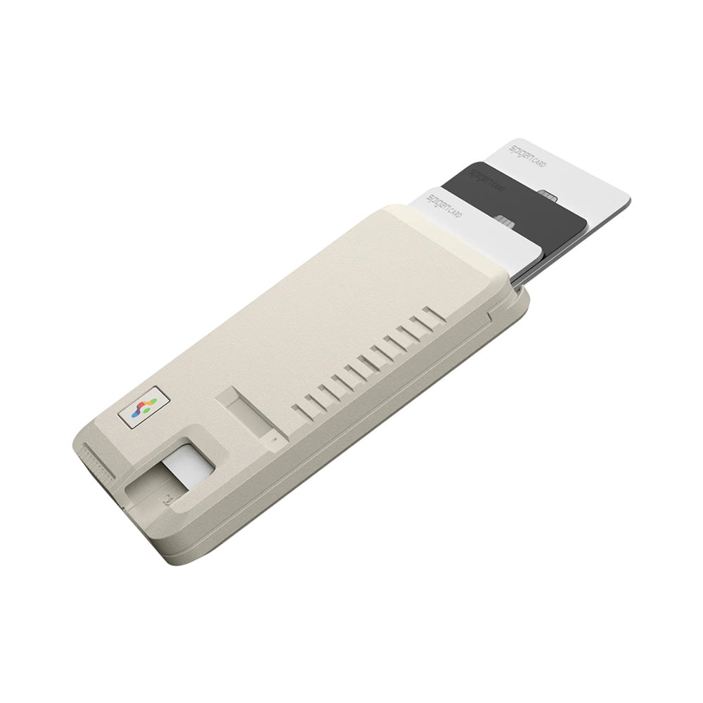 Portafoglio MagSafe, Spigen, Classic LS, Beige AFA10949