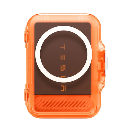 Portafoglio MagSafe, Spigen, TinTap MagFit+, Arancione Satinato AFA11381