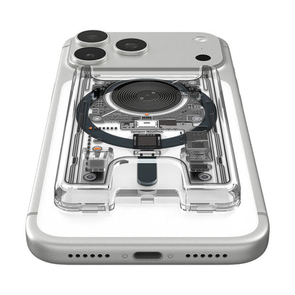 Portafoglio MagSafe, Spigen, Ultra Hybrid Zero One, Trasparente AFA11403