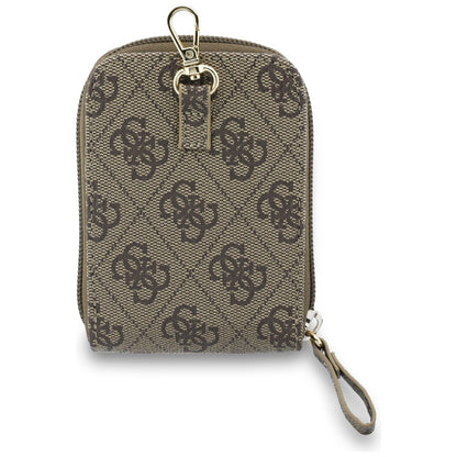 Portafoglio e Laccetto per Telefono Guess 4G Metal Logo, Marrone