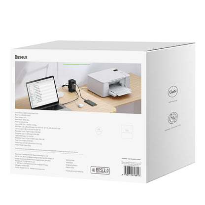 Prolunga Baseus PowerCombo US, 3 x Prese, Nero PSLR000101