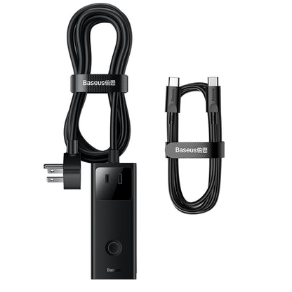 Prolunga Baseus PowerCombo US, 3 x Presa, Nero PSLA020101