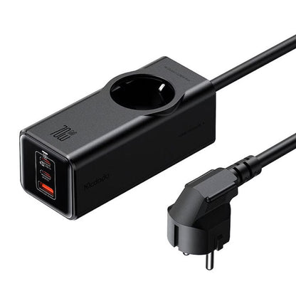 Prolunga McDodo CH-4620, 1 x Schuko, Nero