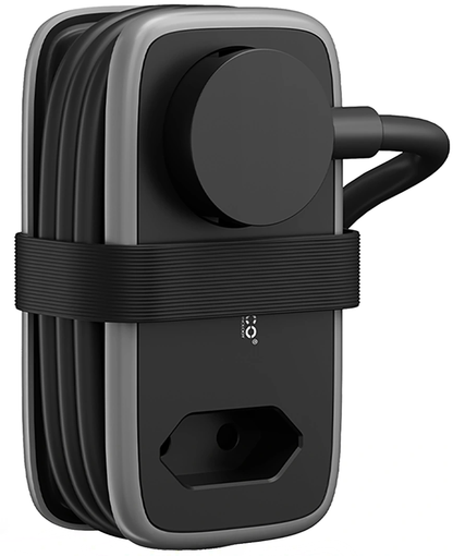 Prolunga Orico APP, 1 x Schuko - 1 x Presa - 2 x USB-A - 1 x USB-C, Nero Grigio