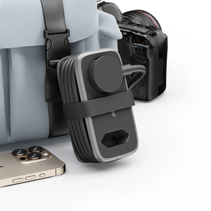 Prolunga Orico APP, 1 x Schuko - 1 x Presa - 2 x USB-A - 1 x USB-C, Nero Grigio