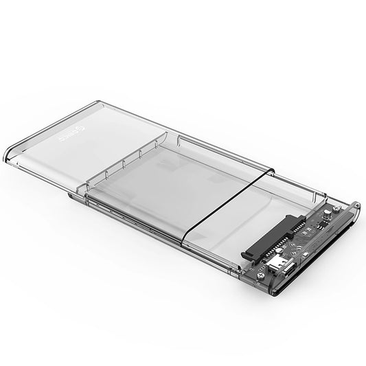 Rack Orico 2139C3 per HDD / SSD SATA 2.5 pollici, USB-C, Trasparente