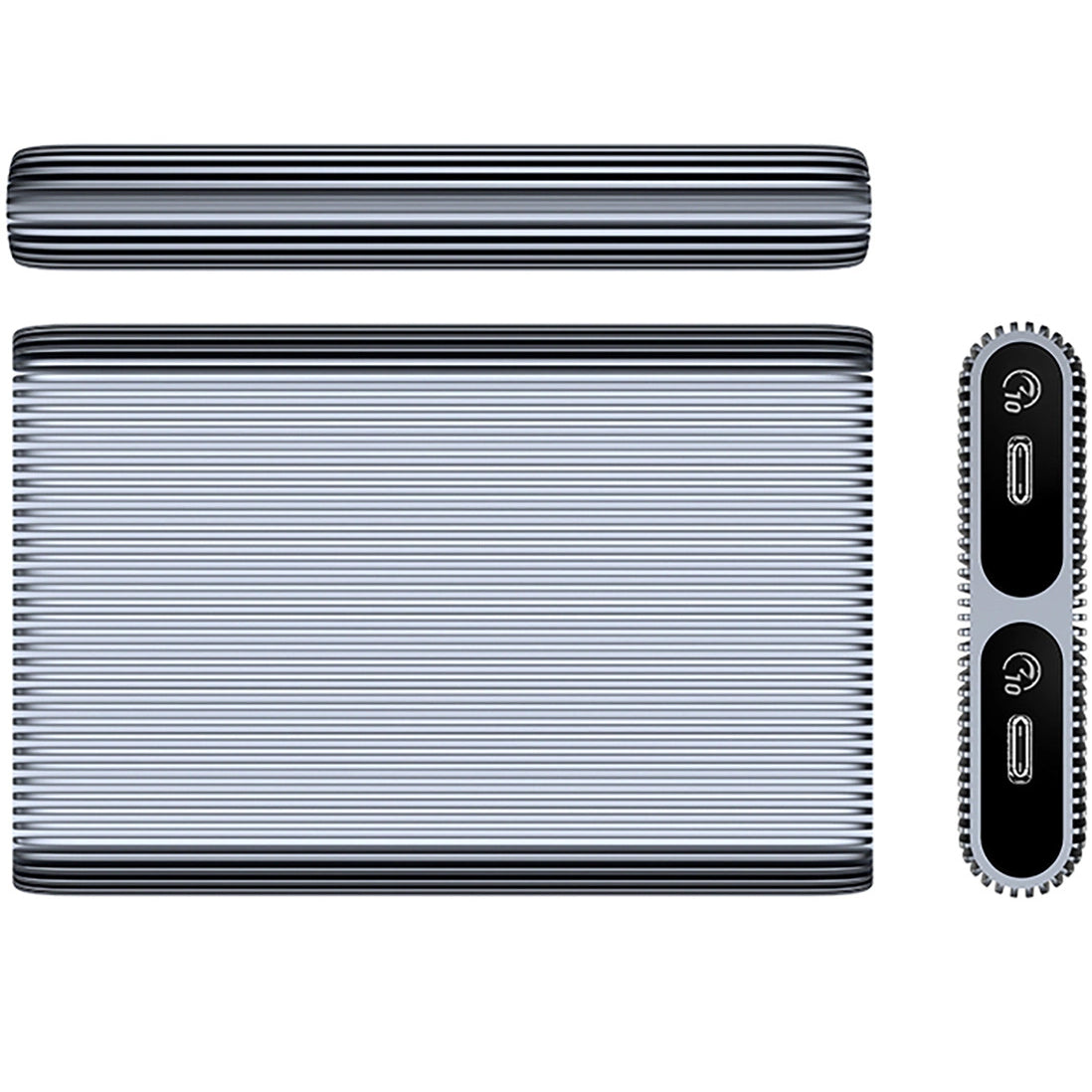 Rack Orico AM2C3-2N Dual Disk per SSD M.2 NVMe, Grigio