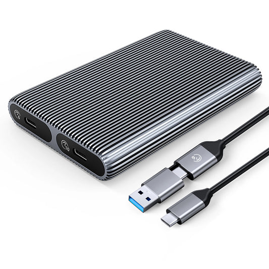 Rack Orico AM2C3-2SN Dual Disk per SSD M.2 NVMe, Grigio
