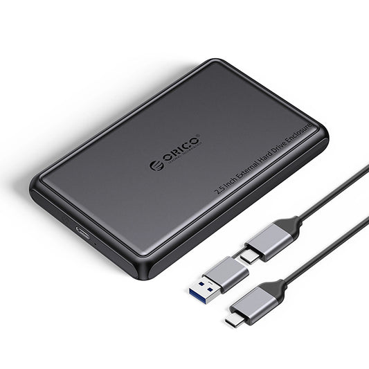 Rack Orico DDL25-C3 per HDD / SSD SATA 2.5 pollici, USB-C, Nero