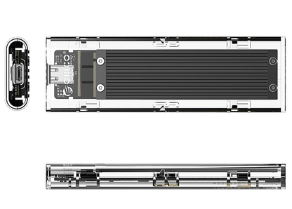 Rack Orico TCM2-C3 per SSD M.2 NVMe, Nero
