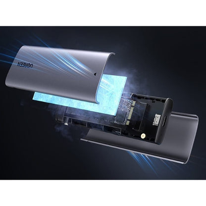 Rack UGREEN CM767 (15813) per SSD M.2 NVMe / NGFF, Grigio