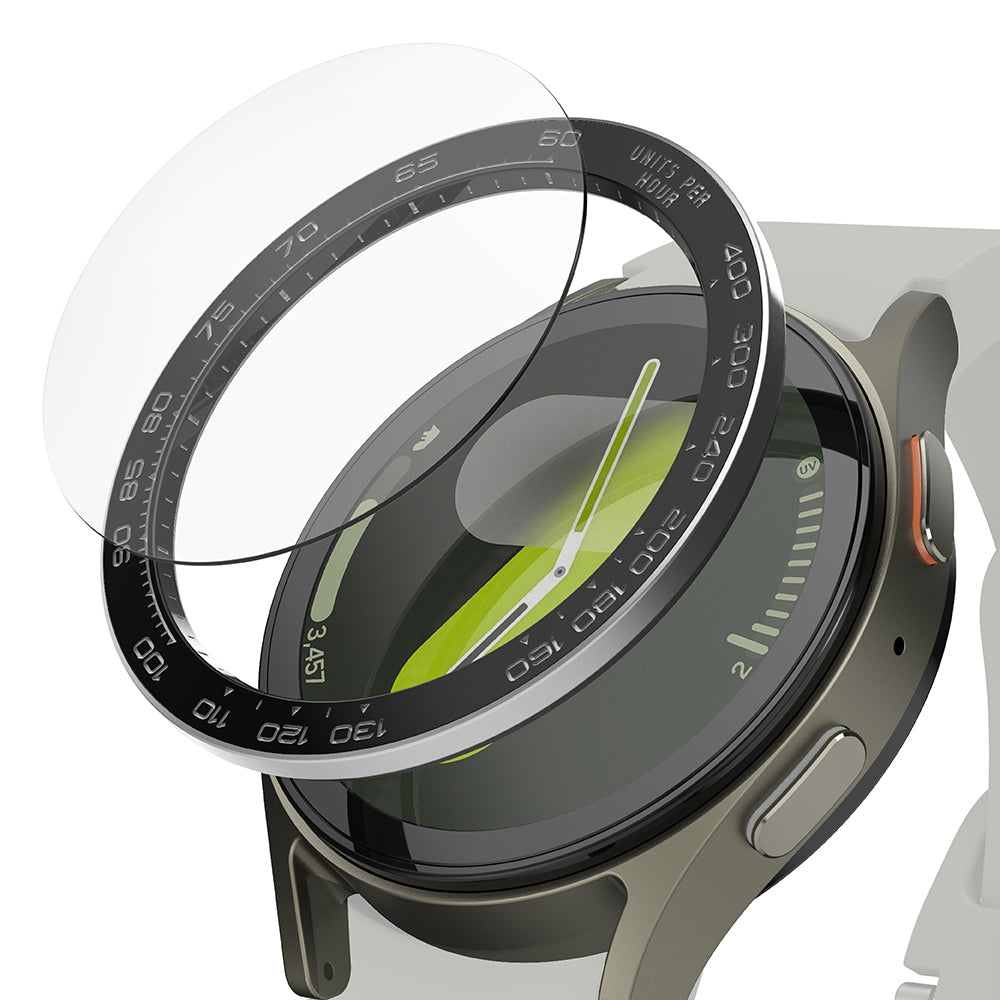 Ringke Premium Styling Protection Frame for Samsung Galaxy Watch7 40mm, Model 1, Black