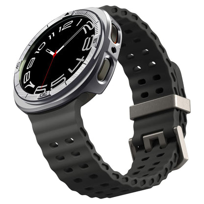 Cornice di protezione Spigen Tune Pro Pilot per Samsung Galaxy Watch8 44mm, Argento