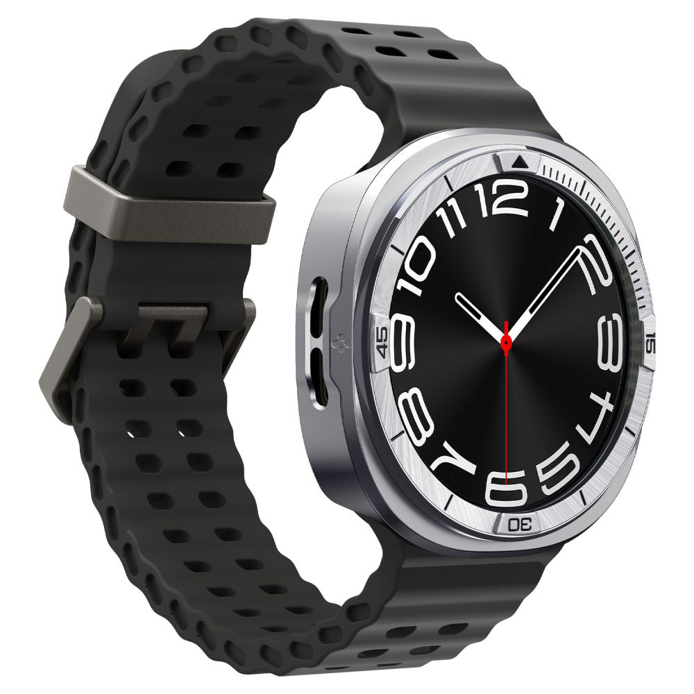 Cornice di protezione Spigen Tune Pro Pilot per Samsung Galaxy Watch8 44mm, Argento