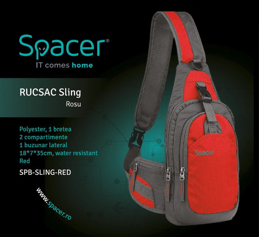 Zaino Spacer Sling per Tablet max. 8 pollici, Rosso