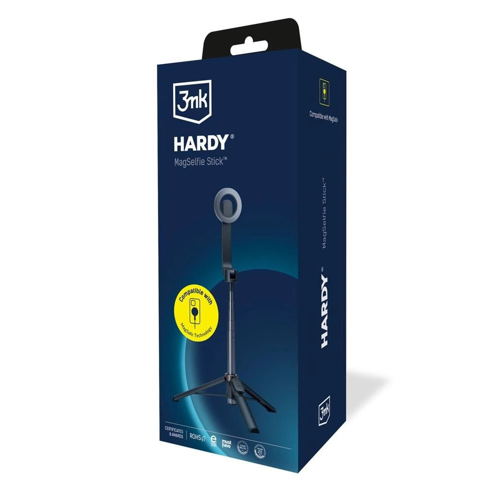Selfie Stick Bluetooth 3MK Hardy MagSelfie, Universale, Nero