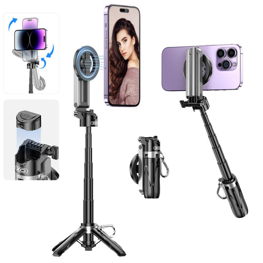 Selfie Stick Bluetooth XO Design SS22, Universale, Nero