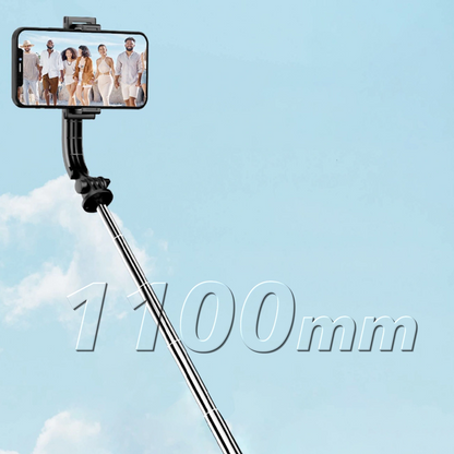 Selfie Stick Bluetooth Dudao F18S 4in1, Universale, Nero