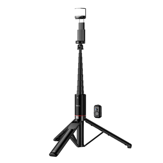 Selfie Stick Bluetooth HOCO K34, 4,5 pollici - 7 pollici, Nero