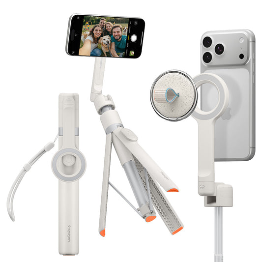 Selfie Stick Bluetooth Spigen S582W, Universale, Beige AMP11373