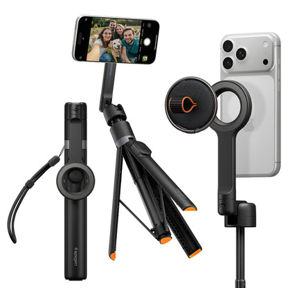 Selfie Stick Bluetooth Spigen S582W, Universal, Black AMP11372