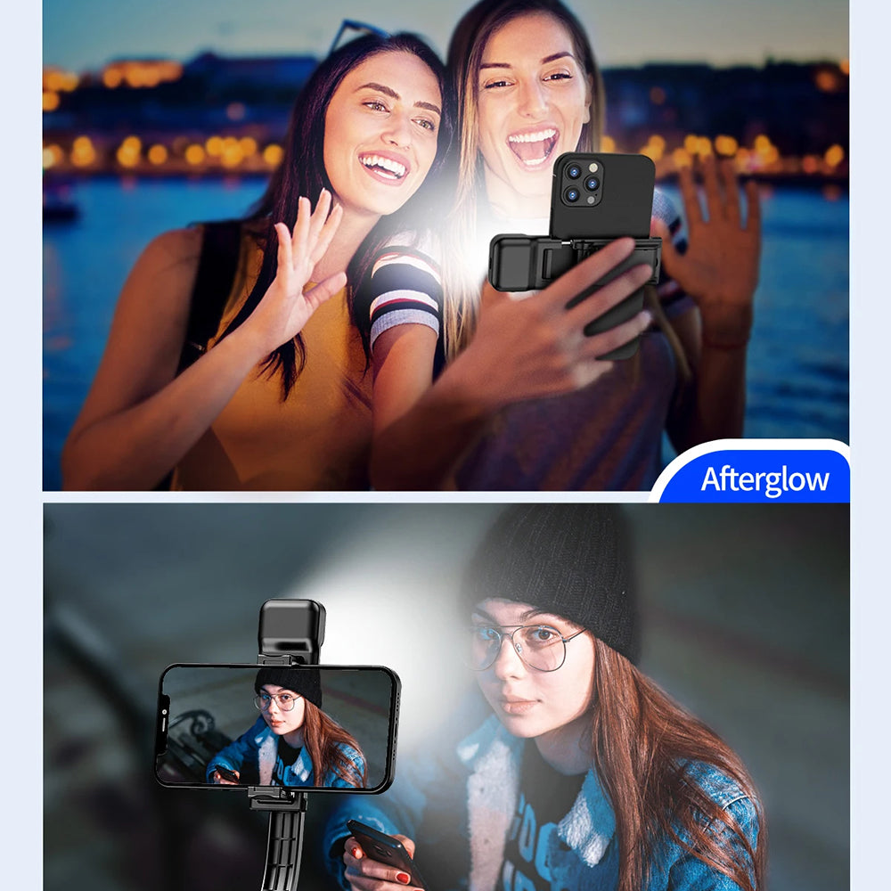 Selfie Stick Bluetooth Techsuit C01s, Universal, Black