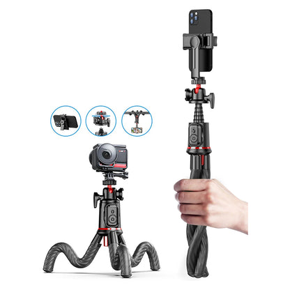 Selfie Stick Bluetooth Techsuit C03, Universal, Black