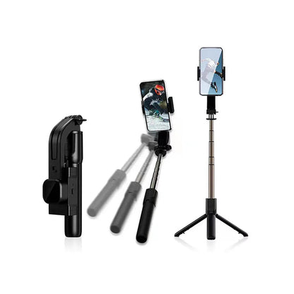 Selfie Stick Bluetooth Techsuit C06, Universale, Nero