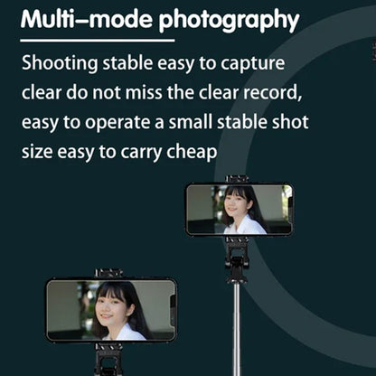 Selfie Stick Bluetooth Techsuit K03, Universale, Nero