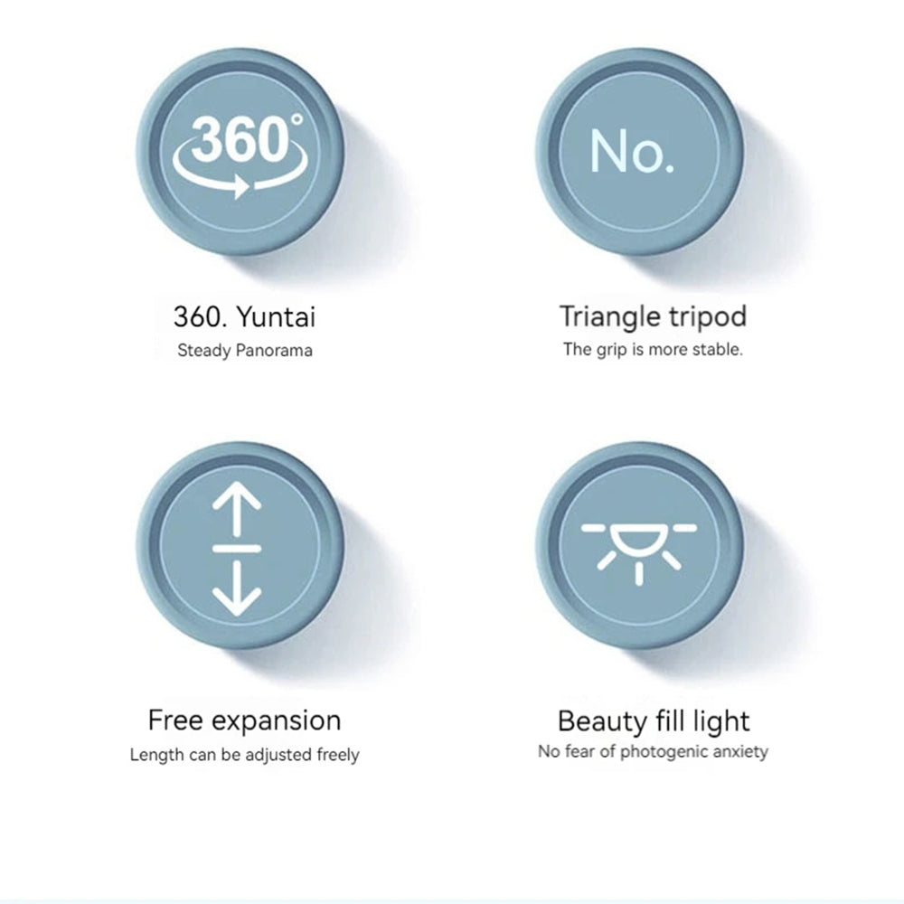 Selfie Stick Bluetooth Techsuit K28, Universale, Nero