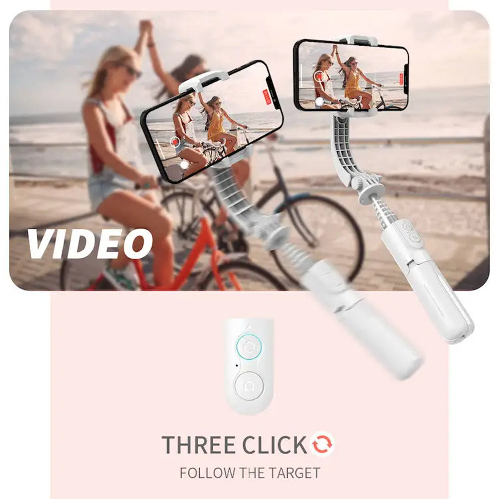 Selfie Stick Bluetooth Techsuit L08Mini, Universale, Nero