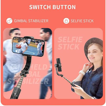 Selfie Stick Bluetooth Techsuit L08Mini, Universale, Nero