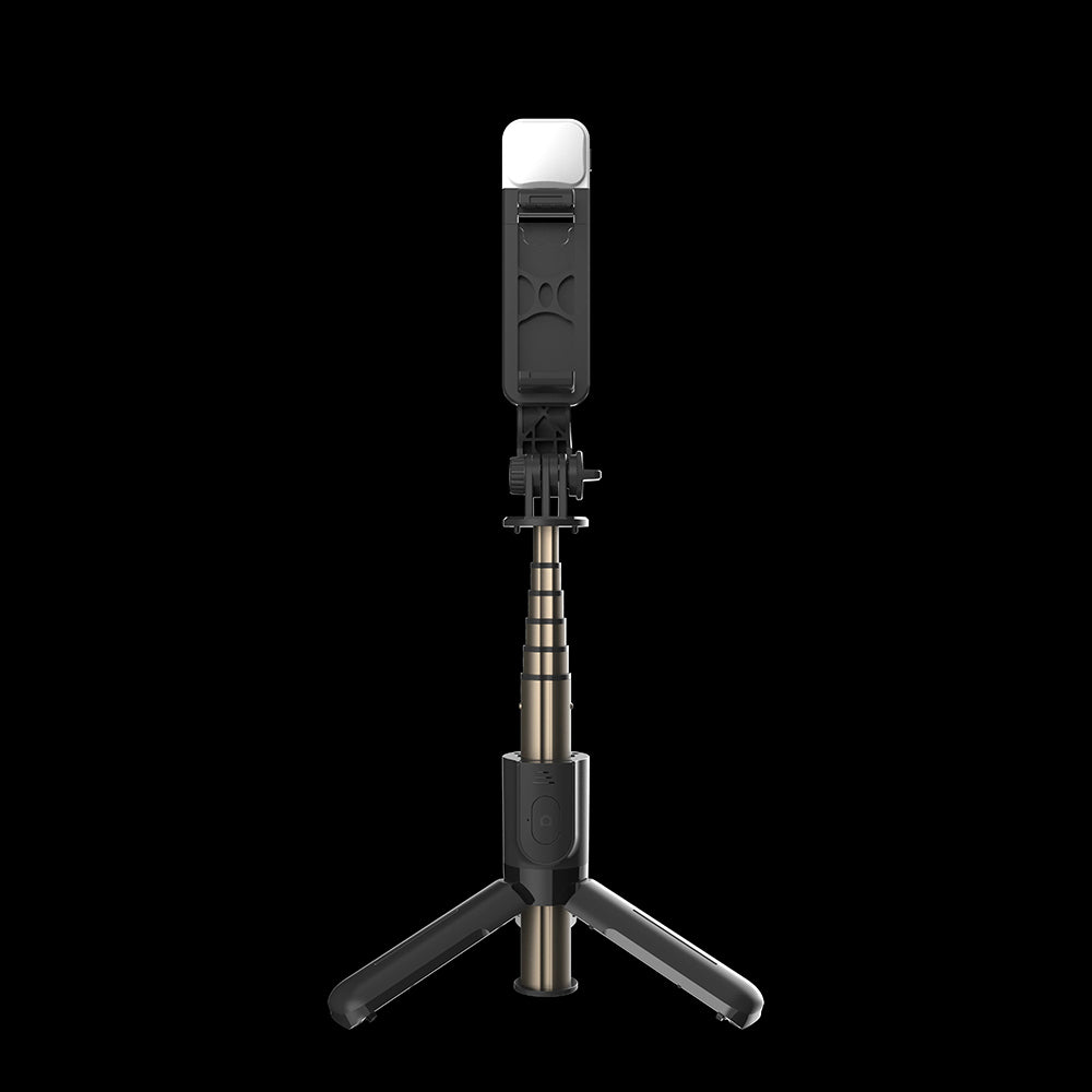 Selfie Stick Bluetooth Techsuit L10s, Universale, Nero