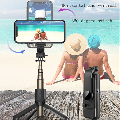 Selfie Stick Bluetooth Techsuit L11s, Universale, Nero