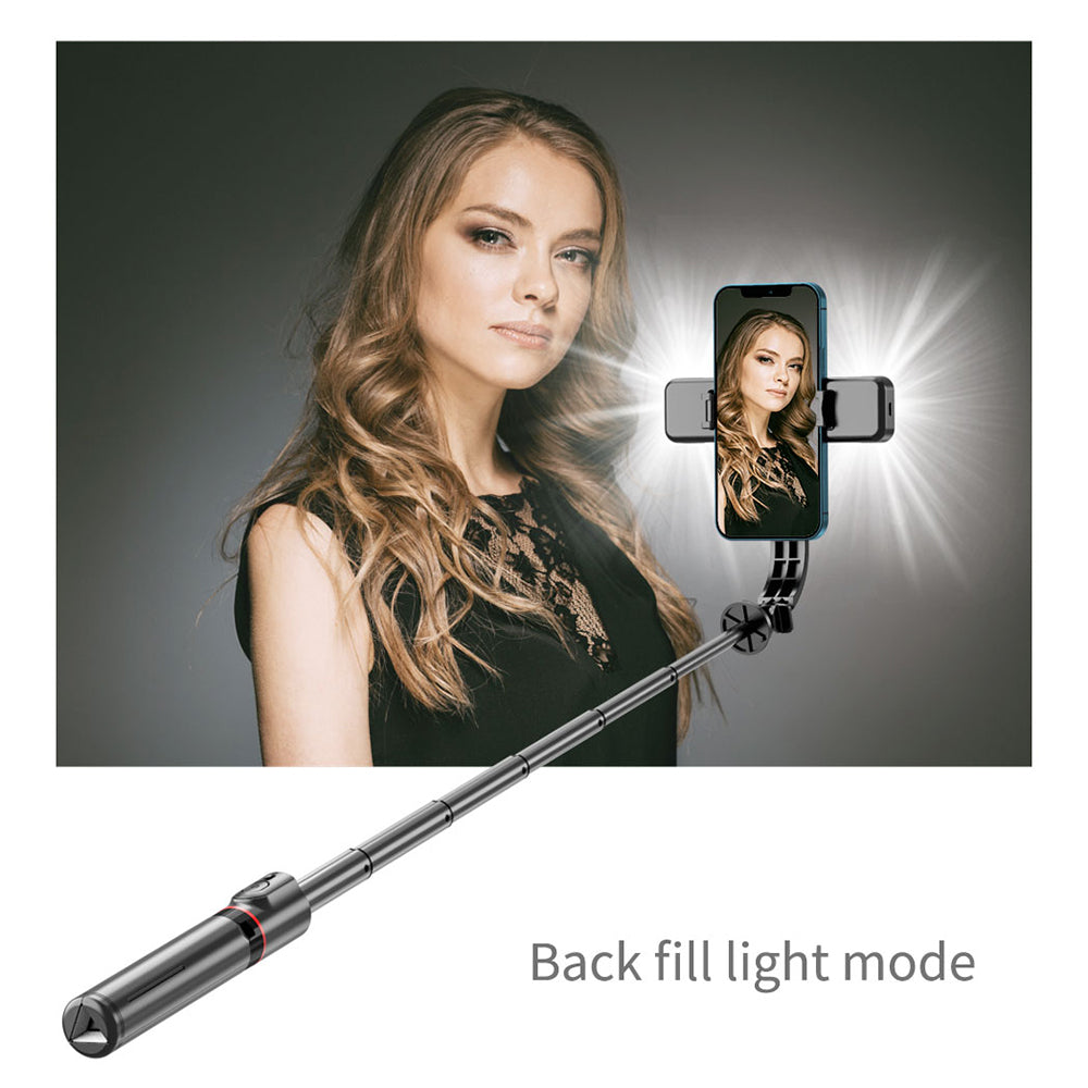 Selfie Stick Bluetooth Techsuit L12D, Universale, Nero