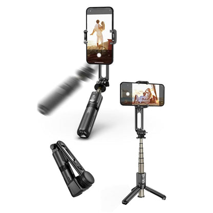 Selfie Stick Bluetooth Techsuit L18Mini, Universale, Nero