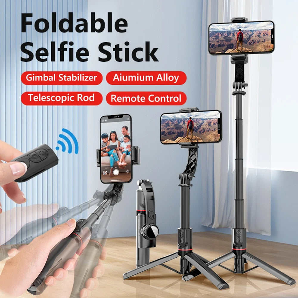 Selfie Stick Bluetooth Techsuit L19, Universale, Nero