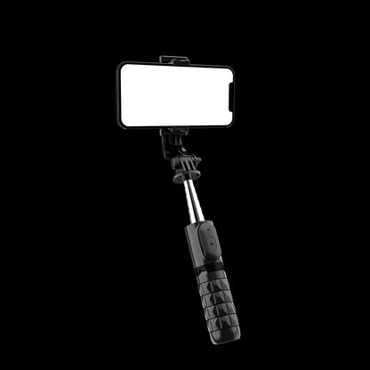 Selfie Stick Bluetooth Techsuit Q11, Universale, Nero