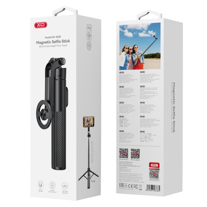 Selfie Stick Bluetooth XO Design SS30, Universale, Nero