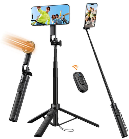 Selfie Stick Bluetooth XO Design SS30, Universale, Nero